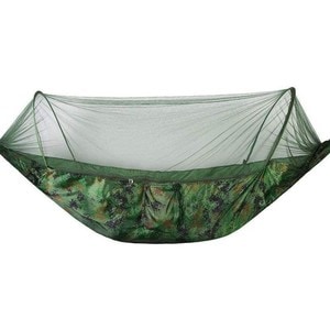 Hamac Army 260x140 cm, MT Malatec, plasa anti-tantari, sarcina maxima 150 kg, inchidere fermoar, husa depozitare
