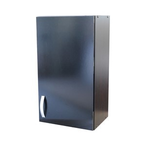 Dulap bucatarie Zebra, PAL, 40 x 30.7 x 72 cm, negru lucios-wenge