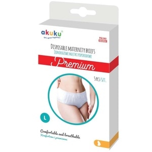 Set chiloti postnatali de unica folosinta 5 perechi marimea L Akuku A0551