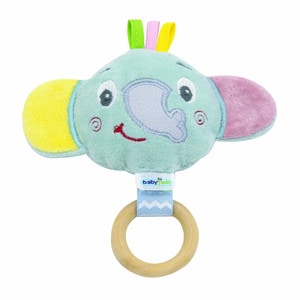 Jucarie pentru bebelusi BabyJem Elephant Toy, bleu