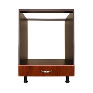 Dulap bucatarie Zebra, MDF, 60 x 57 x 82 cm, maro-wenge