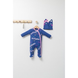Salopeta cu caciulita pentru bebelusi Colorful autum, Tongs baby