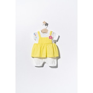 Salopeta de vara pentru bebelusi Flower, Tongs baby