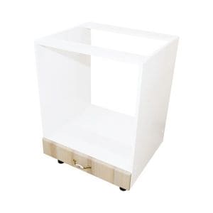 Dulap bucatarie Zebra, MDF, 60 x 57 x 82 cm, alb-sonoma