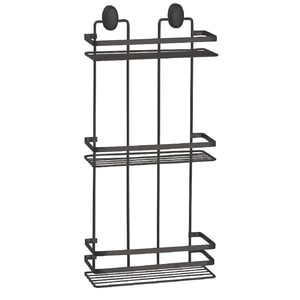 Etajera baie Cover Black, 3 polite, negru
