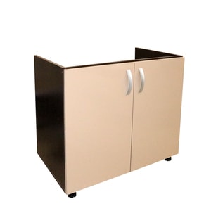Corp inferior bucatarie Zebra, PAL, 80 x 50 x 82 cm, maro deschis-wenge