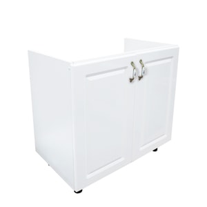 Dulap bucatarie Zebra, MDF, 80 x 50 x 82 cm, alb