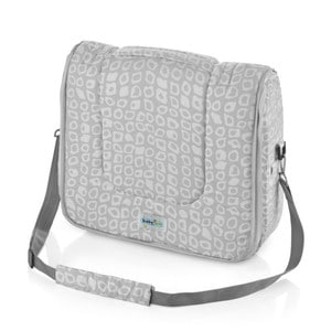 Geanta multifunctionala 3 in 1, BabyJem, 60x100 cm (Culoare: Gri)