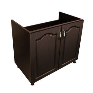 Dulap bucatarie Zebra, MDF, 80 x 50 x 82 cm, wenge