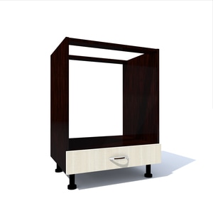 Dulap bucatarie Sofia, PAL, 60 x 57 x 82 cm, wenge