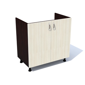 Corp inferior bucatarie Sofia, PAL, 80 x 50 x 82 cm, wenge