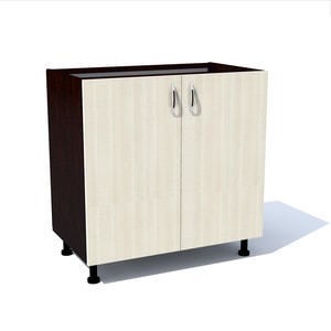 Corp inferior bucatarie Sofia, PAL, 80 x 48.1 x 82 cm, wenge