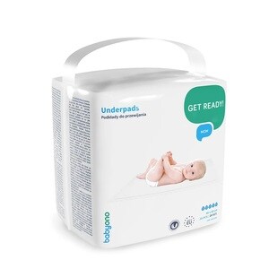 Protectii impermeabile/aleze de unica folosinta Baby Ono 40x60 cm 20 buc, Alb