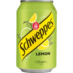 Bautura racoritoare carbogazoasa Schweppes Lemon, Doza 0.33L, 12 bucati