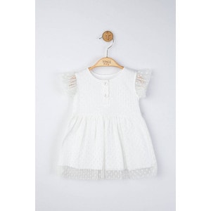 Rochita eleganta cu tulle Tongs baby, 24-36 luni, alb