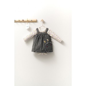 Set rochita cu body pentru fetite Monster Tongs Baby