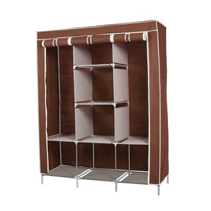 Sifonier mobil TIMELESS TOOLS, 130 x 45 x 170 cm, maro