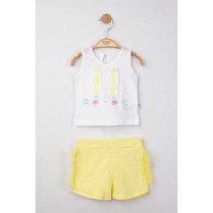 Set maiou de vara cu pantalonasi cu tulle pentru bebelusi Tongs Baby