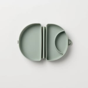 Recipient diversificare hrana bebelusi Miniware Silifold Sage, 100% din silicon alimentar, verde
