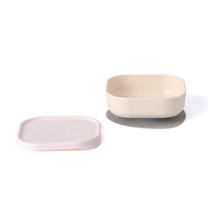 Bol pentru hrana bebelusi Miniware Snack Bowl Vanilla/Cotton Candy, 100% materiale naturale biodegradabile, multicolor