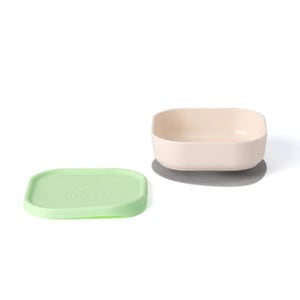 Bol pentru hrana bebelusi Miniware Snack Bowl Vanilla/Key Lime, 100% materiale naturale biodegradabile, multicolor