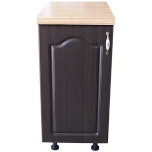 Corp inferior bucatarie Zebra, MDF, blat artar, 40 x 60 x 85 cm, wenge