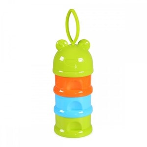 Recipient pentru lapte praf cu 3 compartimente Frog Boy