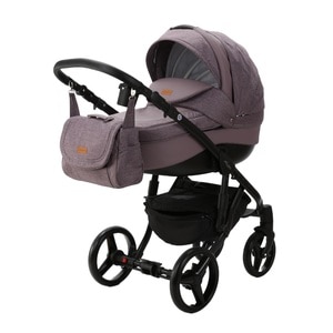 Carucior 3 in 1 Adamex Barletta Linen/Ecoleather CR224, Violet Tyrian