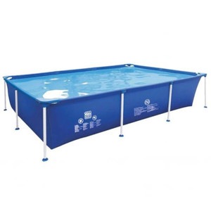 Piscina Happy People cu Cadru Metalic Wehncke 258 x 179 x 66 cm