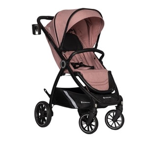 Carucior nou nascut Euro-Cart CORSO, cadru de aluminiu, omologat pana la 26.5 kg, 0 - 36 luni, Rose