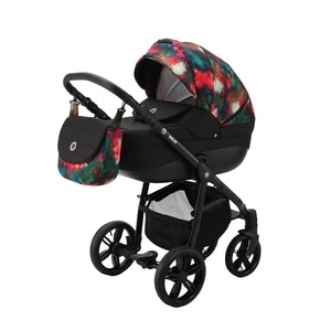 Carucior 3 in 1 Adamex Neonex  Dolce Be2Me DL25, Abstract Green/Black