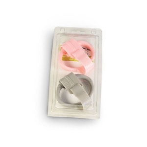 Set 2 inele pentru tarc de joaca Moni Pink/Grey