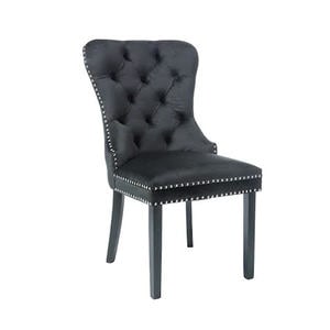 Scaun dining Aug 3, lemn , 57x46x98 , negru