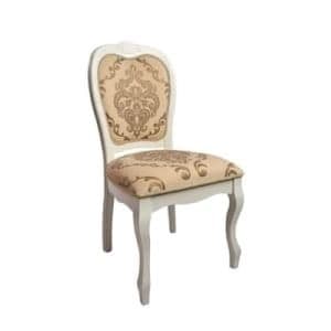 Scaun dining Inima 7 , lemn , 46x42x97 cm , crem