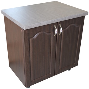 Masca chiuveta Zebra, MDF, blat Beton, 80 x 60 x 85 cm, wenge
