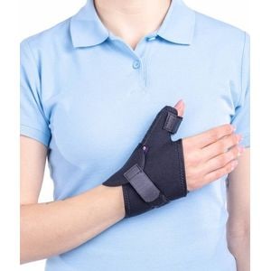 Orteza de police Triamed Unofix, Negru, Stang