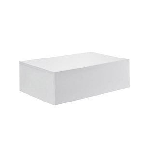 Noptiera montabila pe perete, un sertar, 46 x 30 x 15 cm, PAL,  alb mat