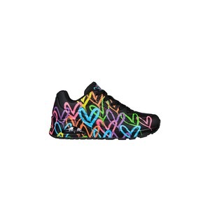 Pantofi Sport Skechers Uno Highlight Love W, Negru, 35
