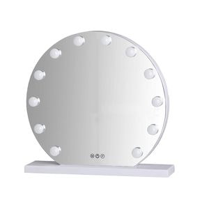 Oglinda de machiaj, cosmetica cu iluminare LED si touch