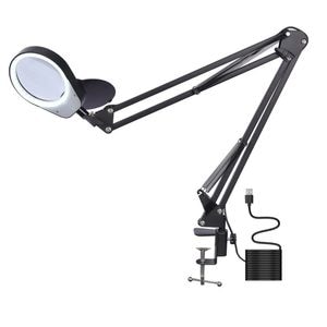 Lupa de masa cu LED, cu 2 lentile