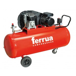 Compresor de aer FB28B-200 CM3 FERRUA, debit aer aspirat 330 l/min, capacitate butelie 200 L, presiune 10bar, 230V
