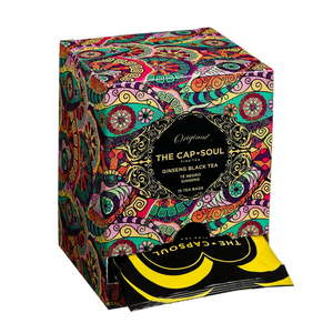 Ceai negru THE CAP SOUL Ginseng, 15 buc, 23g