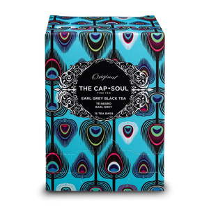 Ceai negru THE CAP SOUL Earl Grey Blue Flower, 15 buc, 23g