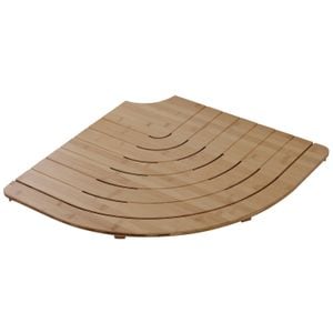 Gratar cadita dus Feridras, bambus, 60 cm, maro