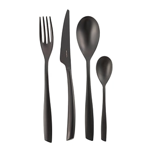 Set 24 tacamuri, Casa Bugatti - Riviera Sabbiato, ISBD-051F50MB, negru