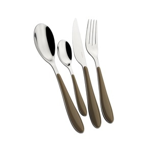 Set de tacamuri Gioia, Casa Bugatti, 6 persoane - GGTA-023S50, maro