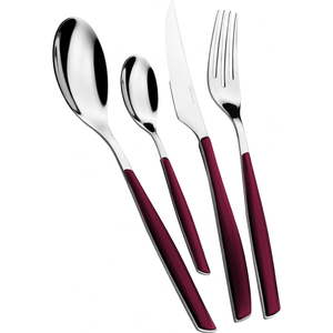 Set 24 tacamuri, Casa Bugatti -  Glamour, GLRG-021S50, rosu granat