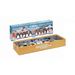 Puzzle progresiv 1,2,3..10 pinguini Londji