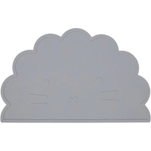 Covoras FreeON, Lion, Din silicon, Pentru diversificare, Fara BPA, Dimensiune 35 x 22 cm, Grey