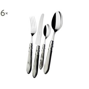 Set 24 tacamuri, Casa Bugatti - Aladdin, ALCGM-S4250, gri